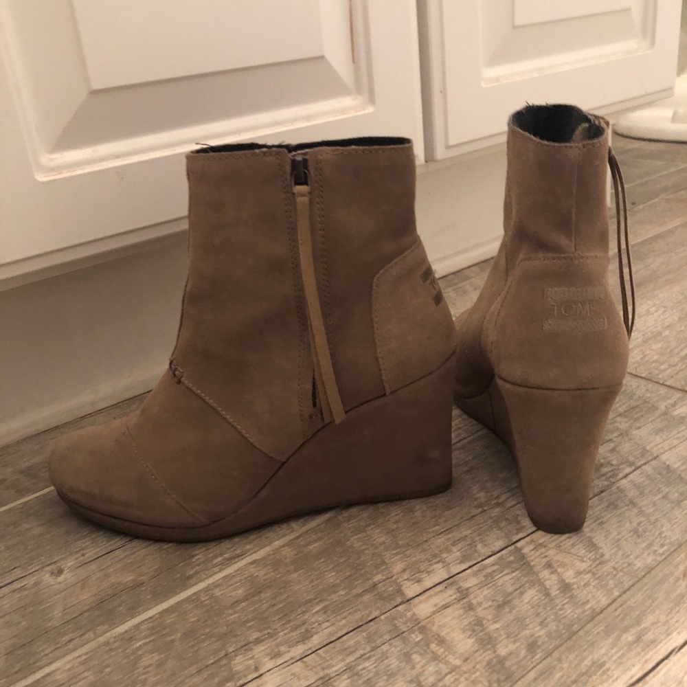 TOMS Wedge Bootie | size 9